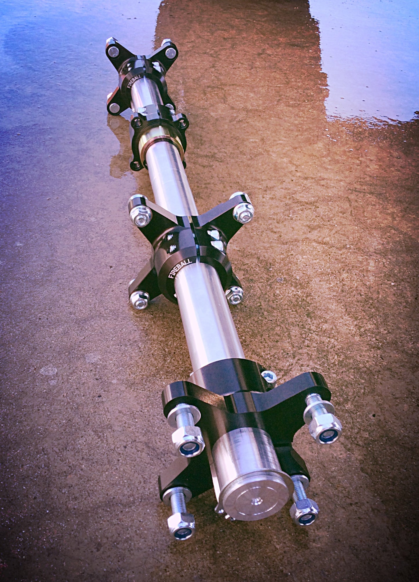 Drag Axle w/ Anodized Hubs